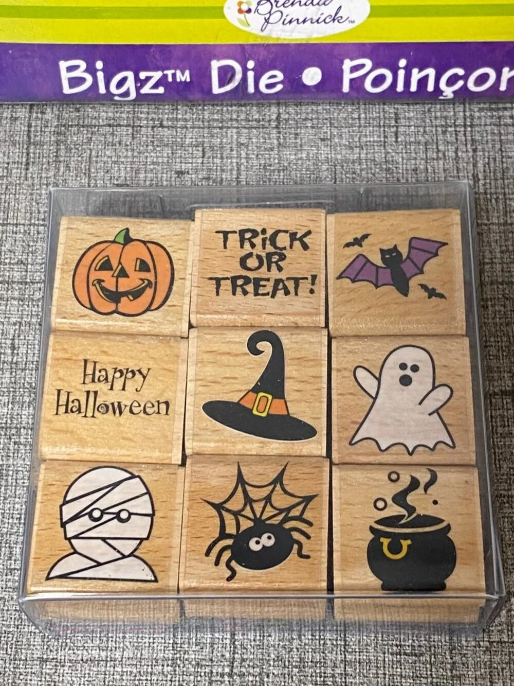 NEW Sizzix BigZ Die Witch with Broom Brenda Pinnick 655571 Bundle Lot Stamps